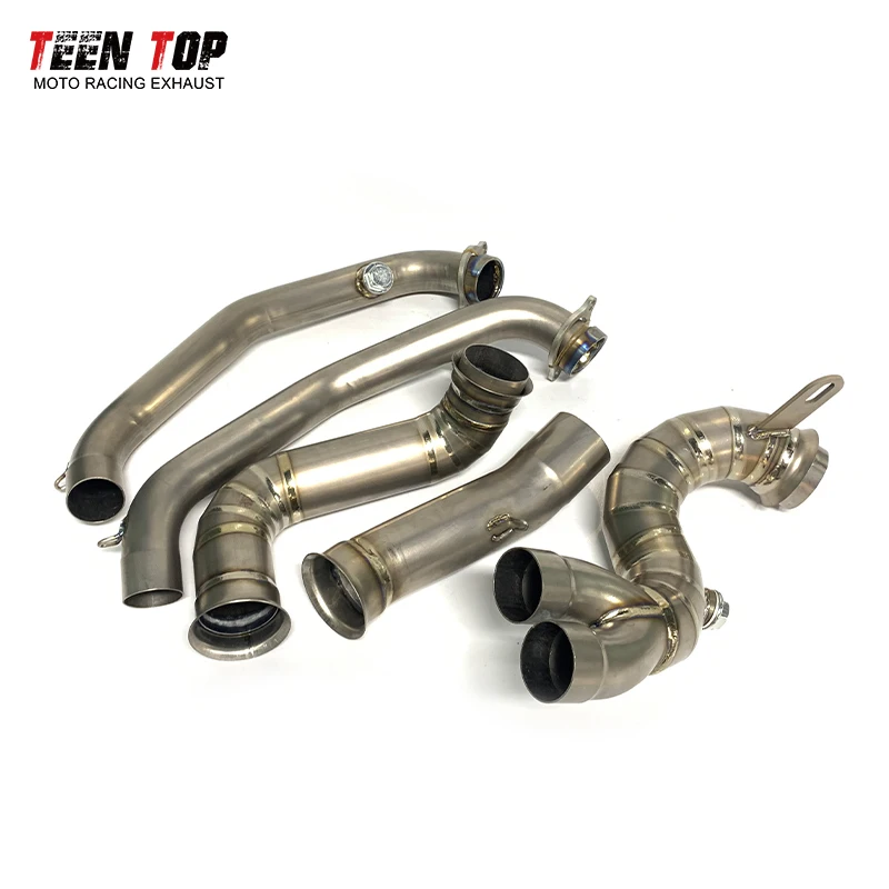 For KTM Duke 790 890 Exhaust Pipe Titanium 2018-2020 Motorcycle Exhaust Muffler Connector Tube Duke790 Duke890 Front Link Pipe - Image 5