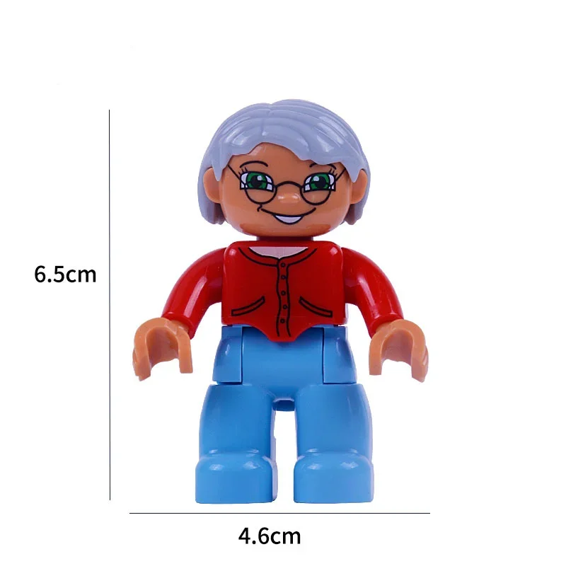 Deluxe City Action Figures Family Playset - Building Block Toys