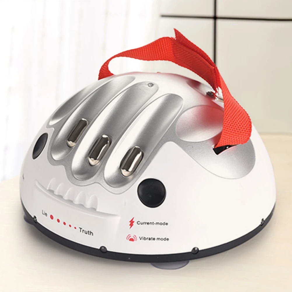 Stress Relief Toys Electric Micro Lie Detector Toy Tabletop Decompression Games Battery Powered Plastic Multiperson Safety Voltage Adult Party