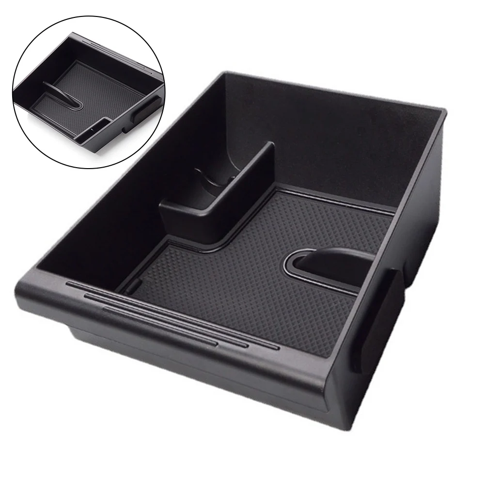

1PCS Car Storage Box For Mazda MX-5 2006-2014 Auto Armrest Center Console Storage Box Black Interior Accessories Pratical