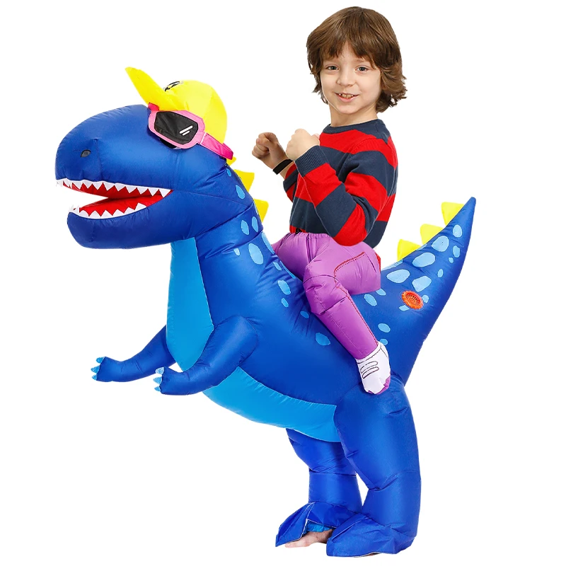 thumbnail image 1 of Disfraz inflable de dinosaurio para niños, disfraz de unicornio, disfraz de Anime, Purim, fiesta de Halloween, disfraces de Cosplay para niños y niñas, 1 of 5