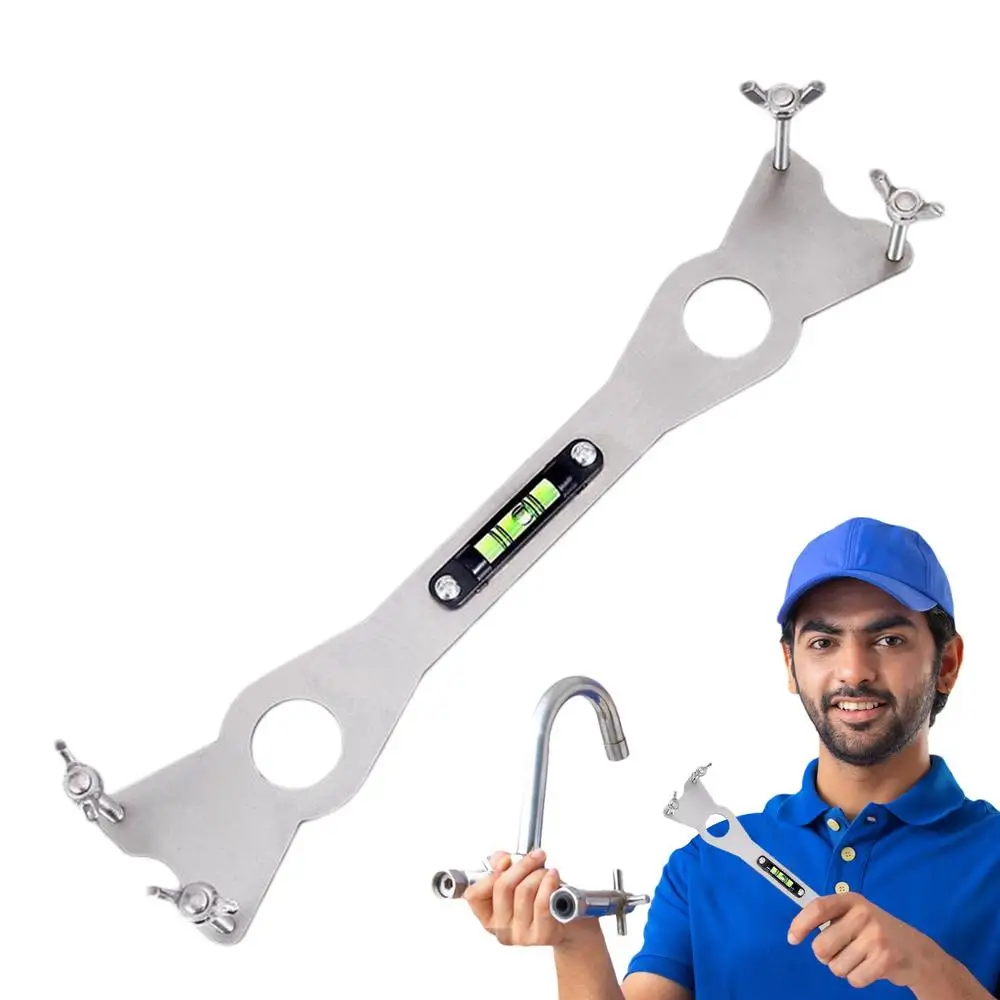 Description Picture 3 of itemSpecial Wrench Tools with Level Bubble Multi-functional Plumbers Wrench For Bathroom Shower Faucet Installation Universal Tools