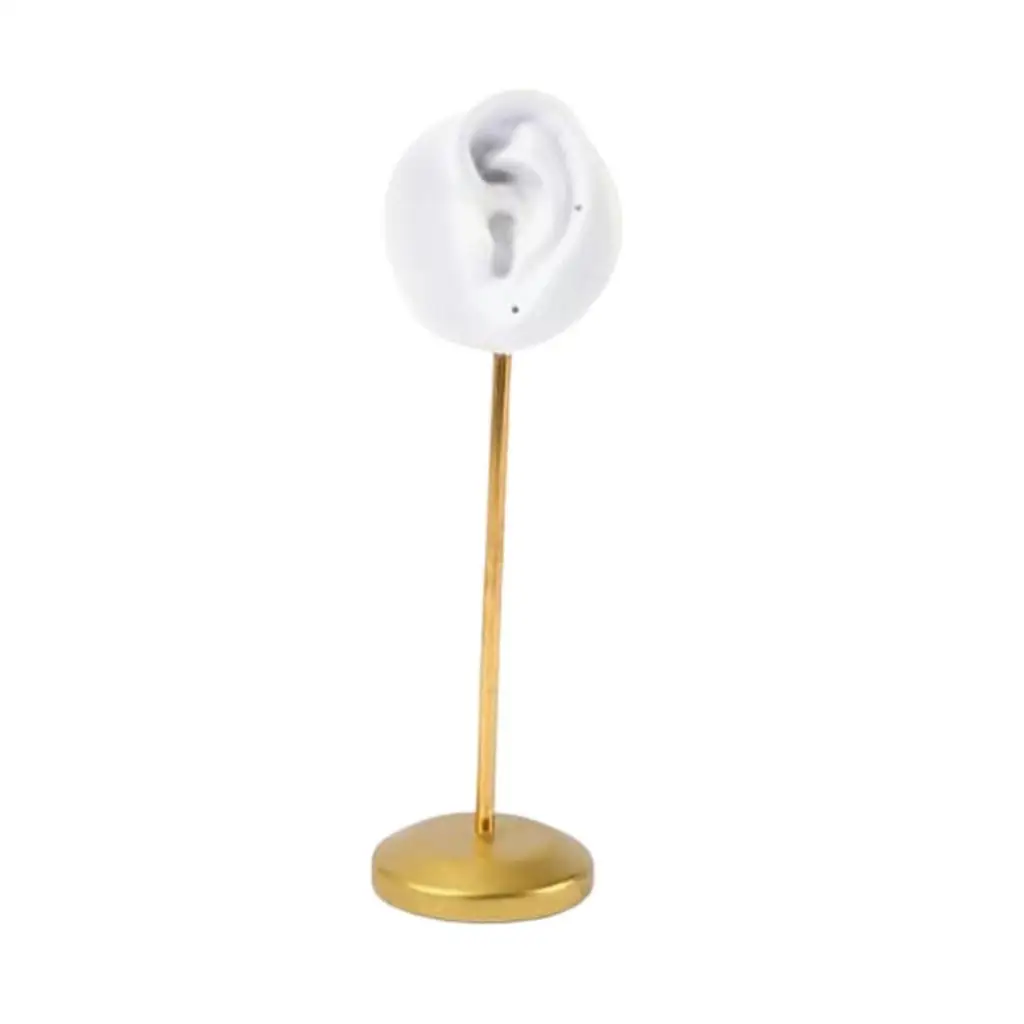 Durable White Earring Display Stand for Countertop or Dresser