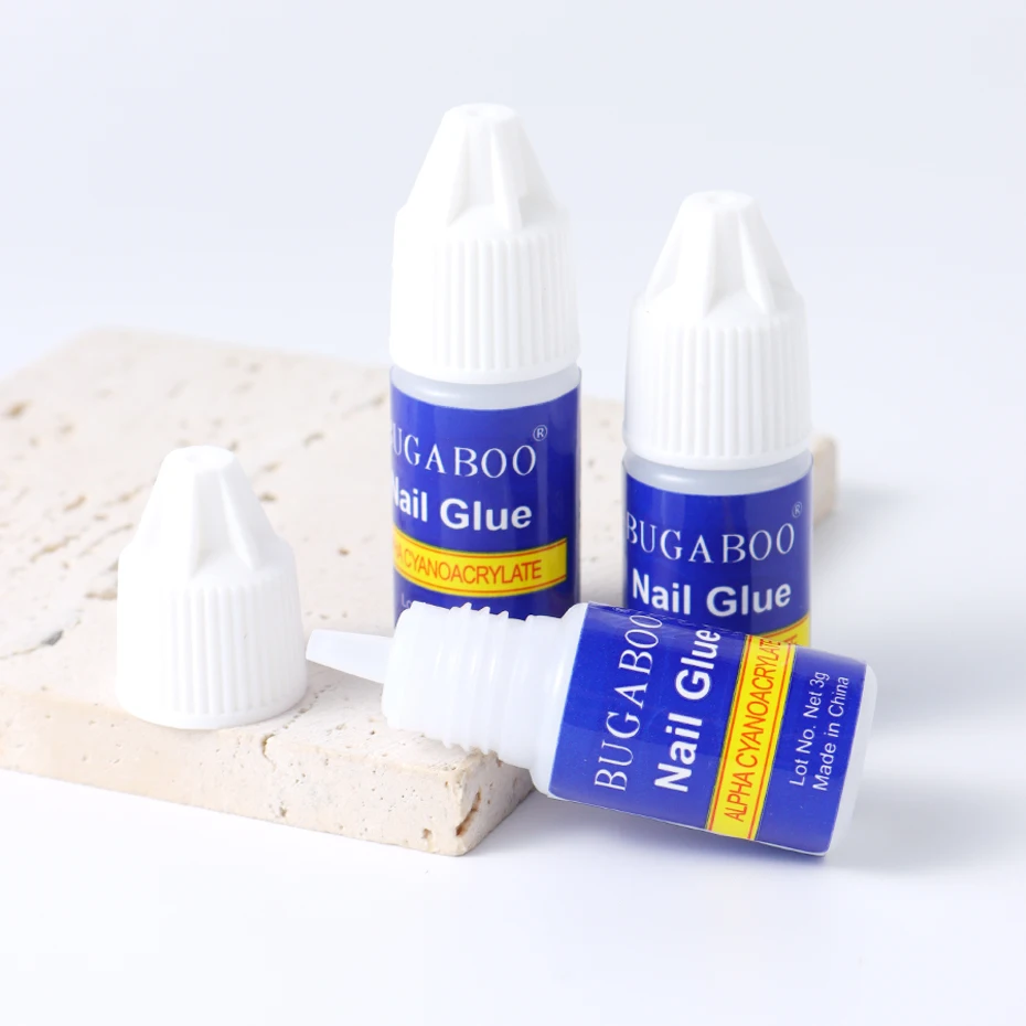 5pcs Fast Drying Nail Tips Glue Super Strong Gel For False Nail Tips Extension Rhinestone Gems Adhesive Manicure Tools For gel nail tools,gel nail art set