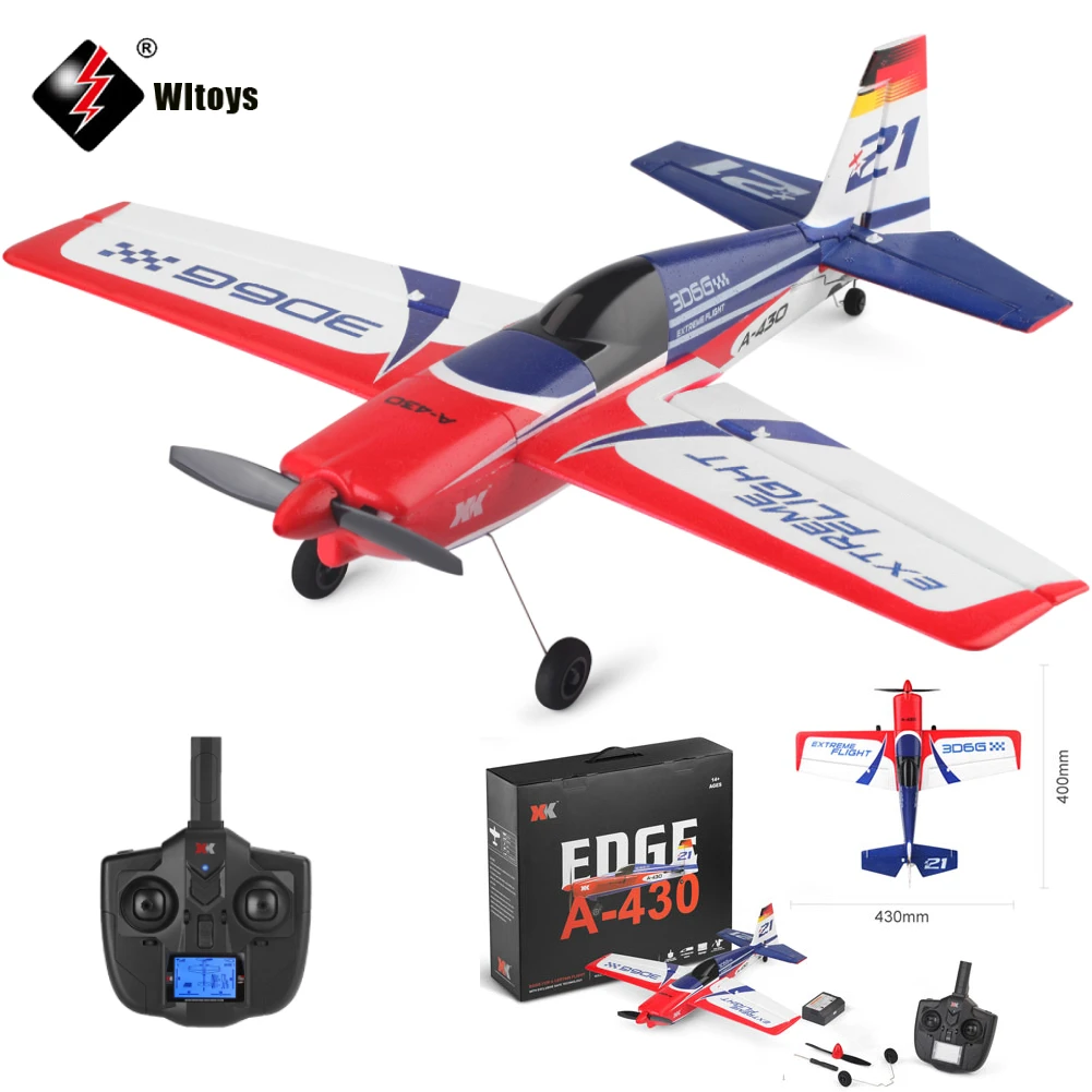 Wltoys Xk A430 F959s Rc Airplanes 3d 6g 5ch Brushless Motor Remot