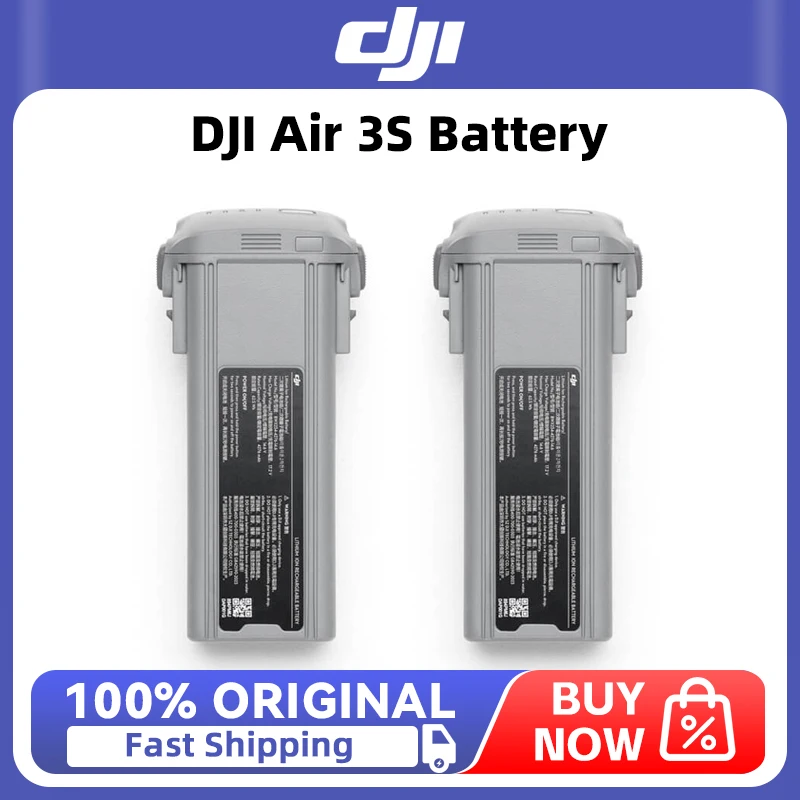 Kit de trois batteries DJI pour drone, autonomie prolongée, achat rapide en France.