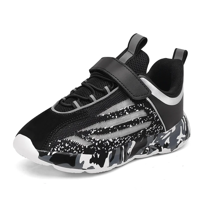 

Girls Casual Sneakers Boys Running Shoes Breathable Mesh Teenager Sports Lightweight Shoes Prints Outdoor Kids Walking Sneakers