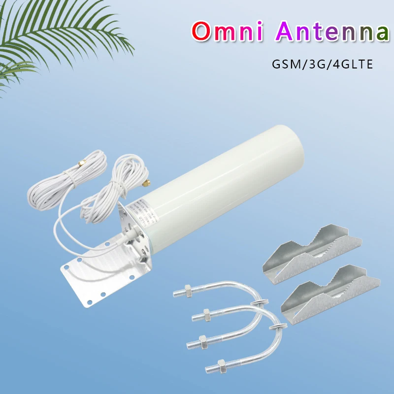 Dual Cable 5G 4G LTE 3G GSM Omni WiFi Aerial 600~4900Mhz IP67 Outdoor Waterproof AP Amplifier Antenna With TS9 SMA RPSMA 2*2pcs wifi antenna outdoor antenna lte antenna 4g antenna radio antenna