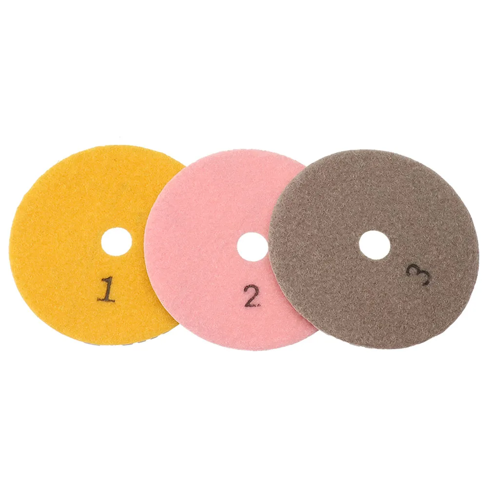 

1 шт., 4-дюймовые Алмазные полировальные диски для сухой и влажной шлифовки