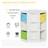 Space-Efficient Kids Storage Organizer for Small Bedrooms, Corner Shelf, White 5