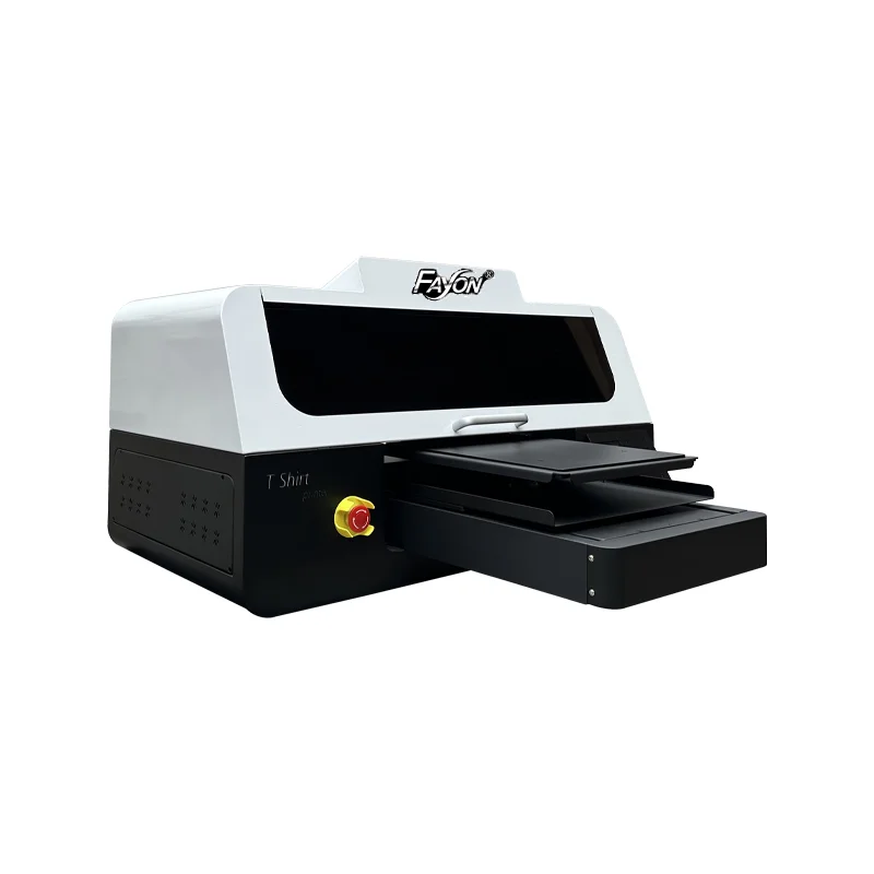 Fayon 4060 DTG 프린터 듀얼 XP600/I3200 헤드 40×60cm 티셔츠 면 데님 실크 원단용 고속 의류 직접 인쇄 프린터