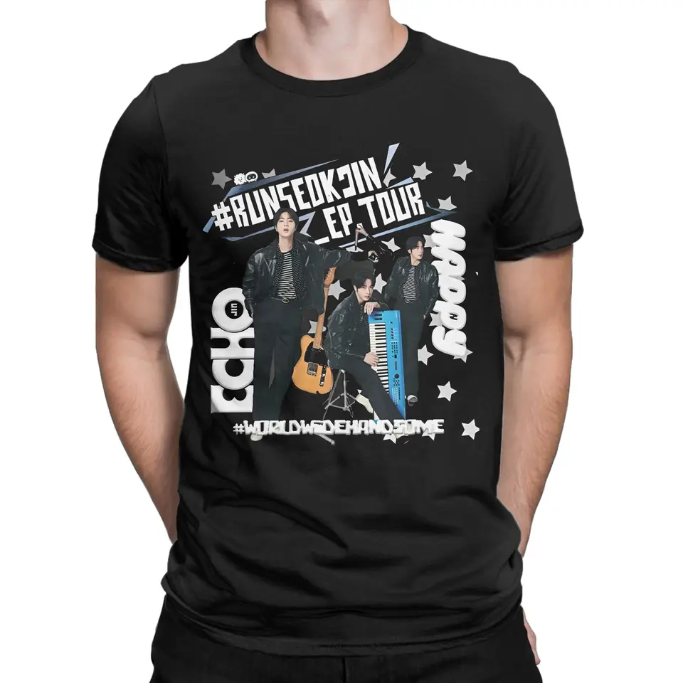 Jin Run seokjin EP Tour 2025 concert kpop Tee Shirt for Men Women