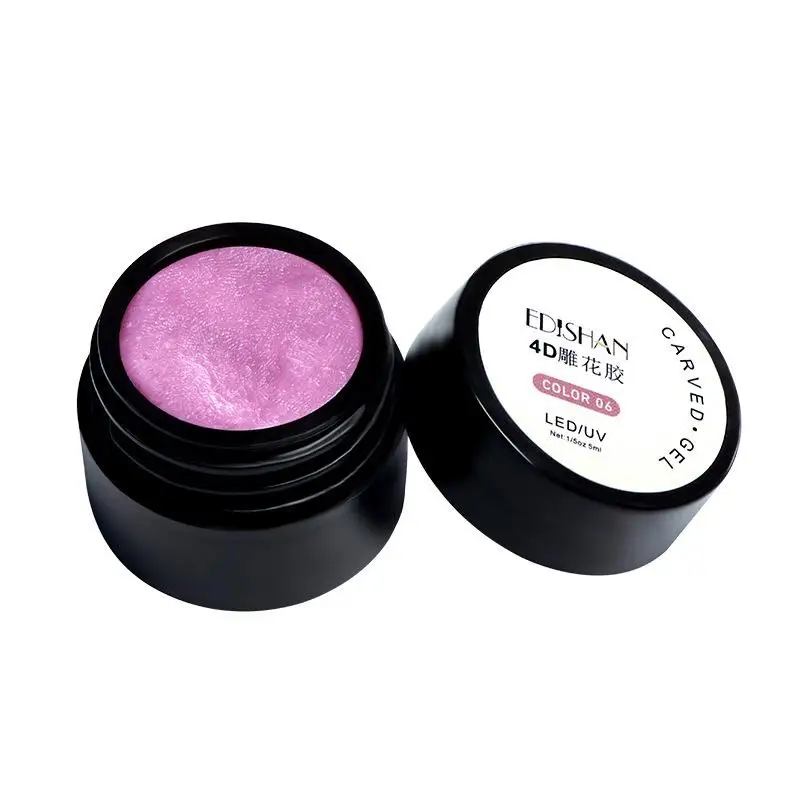 Colla per Intaglio Unghie, Colla per Modellazione Tridimensionale, Colla per Unghie Fototerapica, Argilla UV per Modellazione, Strumenti per Nail Art - immagine 6