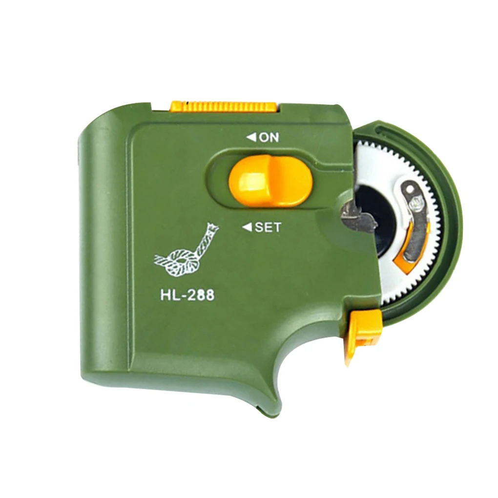 

Автоматическая портативная электрическая рыболовная машина с крючком, устройство для быстрого завязывания рыболовных снастей, зеленая