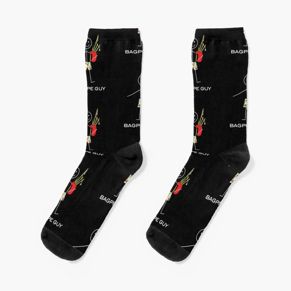 Funny Mens Bagpipe Guy Socks Sports short hip hop retro Mens Socks Women's