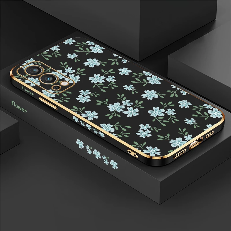 Floral Shockproof Soft Silicone Phone Case