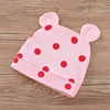 Spring Fall Cotton Newborn Baby Girl Clothes 0-3 Months Polka Dot Unisex Infant Clothes Set Boy 3-piece Clothing With Hat 6