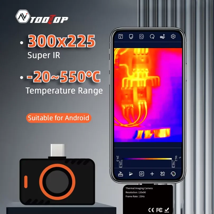 TOOLTOP T5 Kamera termowizyjna do telefonów z Polski za $87.03 / ~324zł