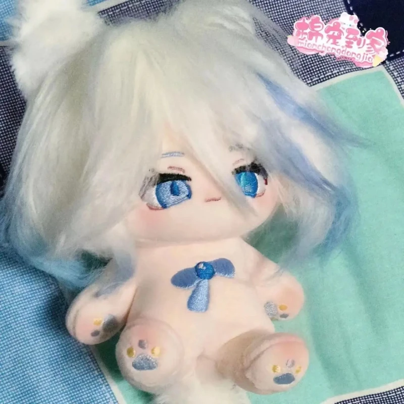Anime Game Genshin Impact Furina 20cm Plush Dolls Toy Nude Doll Plushie Toy Cosplay 6123 Kids Gift