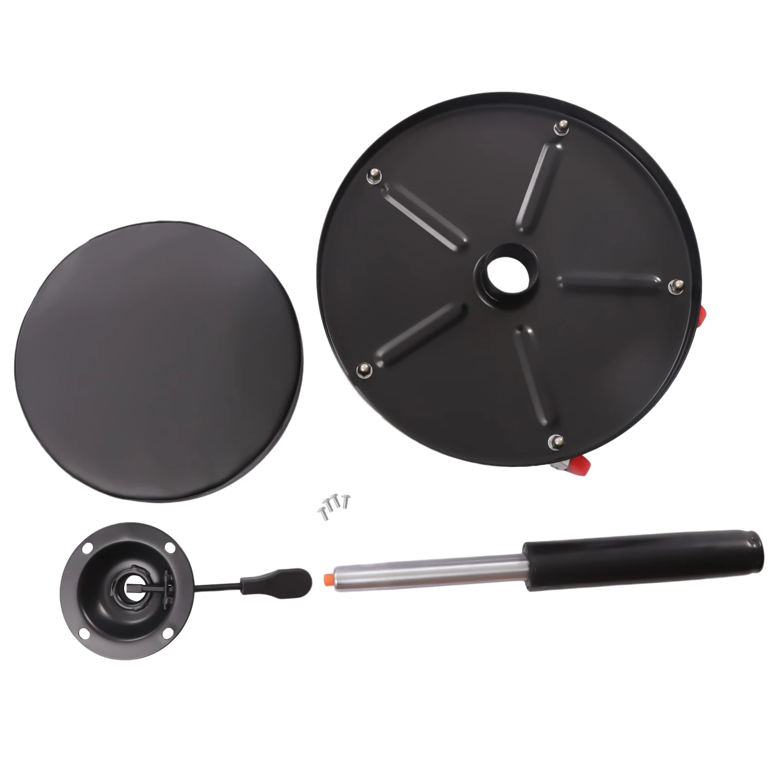 Autoreparatur-Hocker, Höhenverstellbarer Werkstatt-Rollhocker mit Werkzeugablage, 300 lbs Tragkraft, für Zuhause und Büro – Detail 1