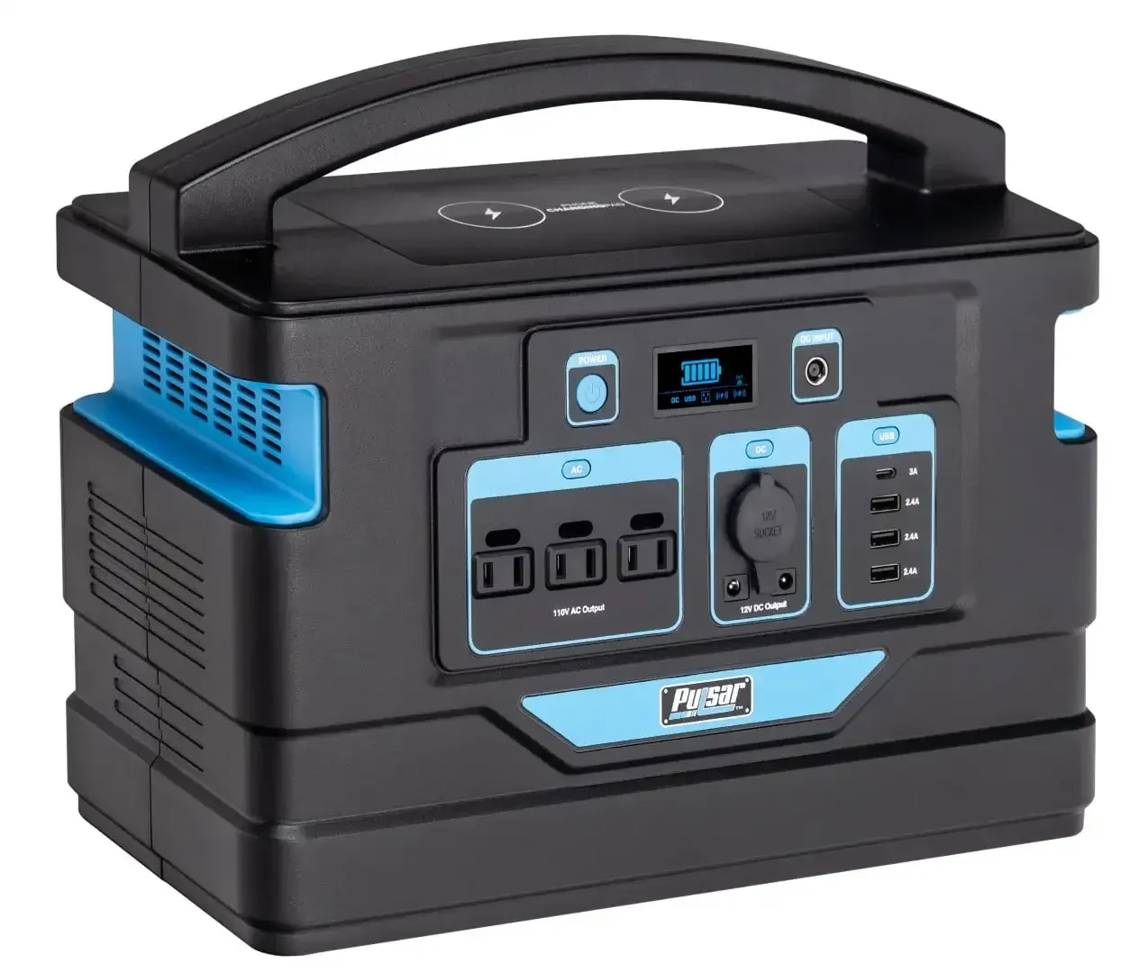 1000-Watt Portable Power Station 888 Wh Capacity with Wireless Charging Pads 888Wh Lithium-Ion Battery 3