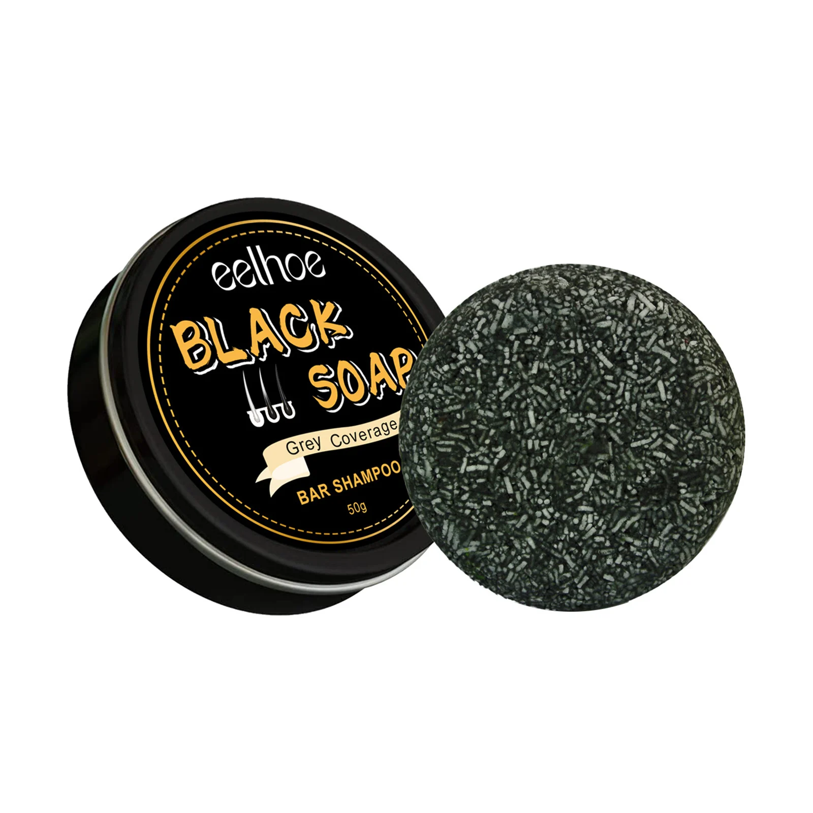 

Hair Darkening Soap Bar Roots Soft Black Hair Regrowth Soap for Itchy Scalp Black Hair Growth