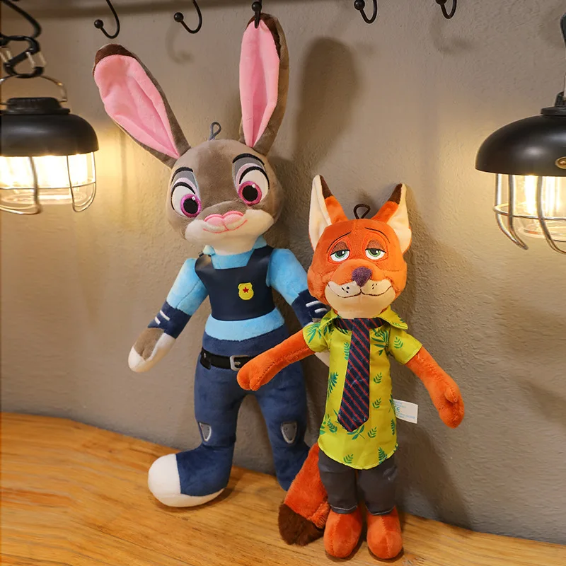 タオル・ハンカチ Zootopia Nick & Judy Selfie Figure 40-50Cm Disney Zootopia Character Nick Wilde Judy Hopps