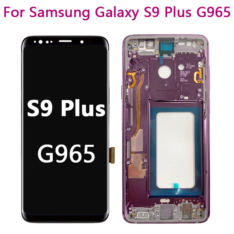 galaxy s9 plus 純正有機OLED液晶 &フレーム Amazon.com: Original for Samsung Galaxy S9 Plus Screen for
