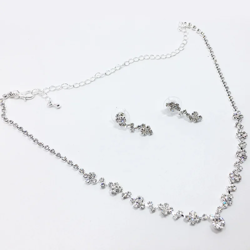 Jewelry Set Wedding Studio Photography Makeup Accessories Chain Earrings Two Piece