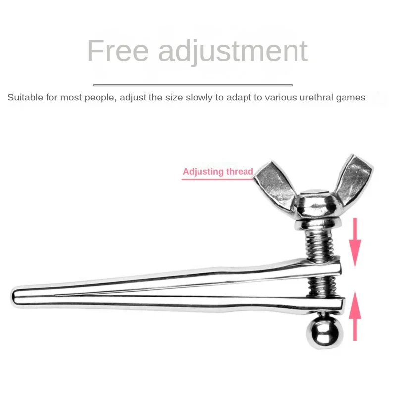 Adjustable Size Urethral Dilator BDSM Toys Penis Plug Insert Sounding Rods Urethra Plug Sex Toys Men Masturbation Goods urethral dilator,silicone urethral dilator