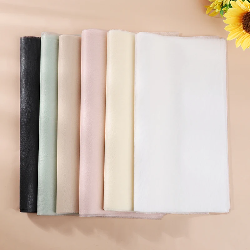 40Pcs 30*30CM Tissue Paper Flower Gift Wrapping Craft Paper Scrapbooking Wedding Birthday Party Gift Packing Decor