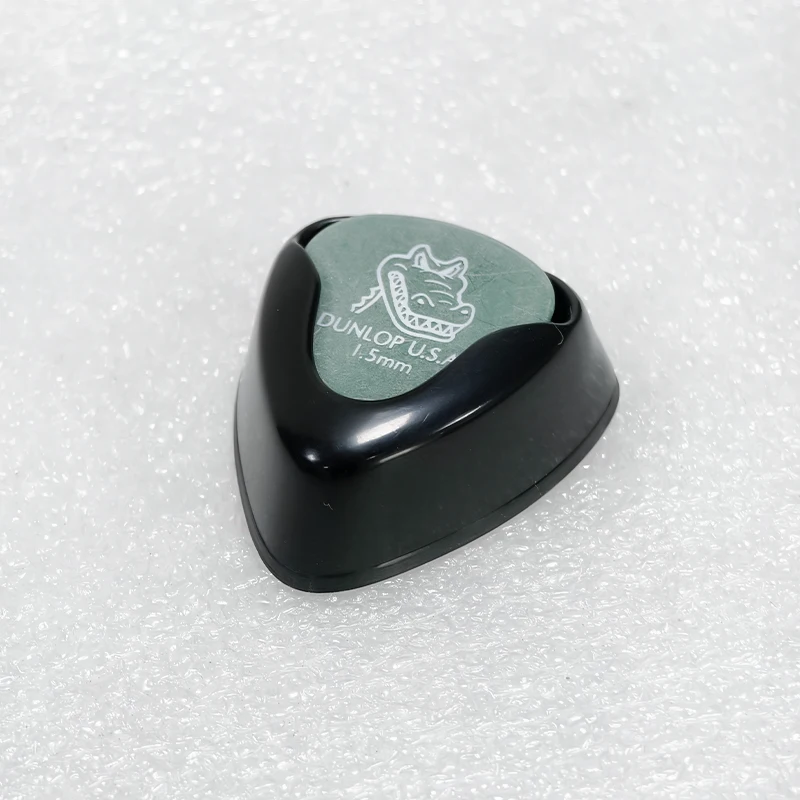 Guitar Pick Holder Dunlop Leather Guitarra Plectrum Case Bag Keychain Shape Guitar Accessories Parts