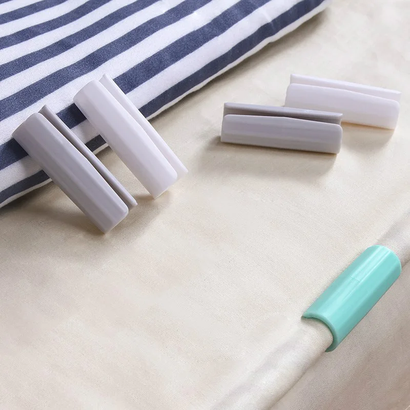 Bed Sheet Holder Bed Sheet Clips Sheet Clips 6/12PCS BedSheet Clips Plastic Slip-Resistant Clamp Quilt Bed Cover Grippers Fasteners Mattress Holder For Sheets Home Clothes