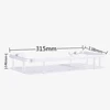 Aluminium Storage Rack Bathroom Shower Bath Holder For Shampoos Shower Gel Kitchen Home Balcony Shelf Hanging Rack Hook 6