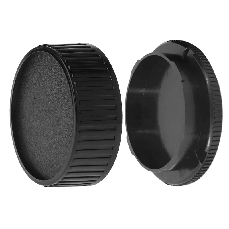 Rear Lens Cap + Camera Body Cap Plastic Black For Leica Lm M M10 M9 M8 M7 M6 Mp Mount Camera And Lens