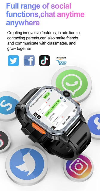 Valdus PGD Android Smart Watch Men GPS 16G/64G ROM Storage HD Dual Camera NFC 2G 4G SIM Card WIFI Wireless Fast Internet Access 6