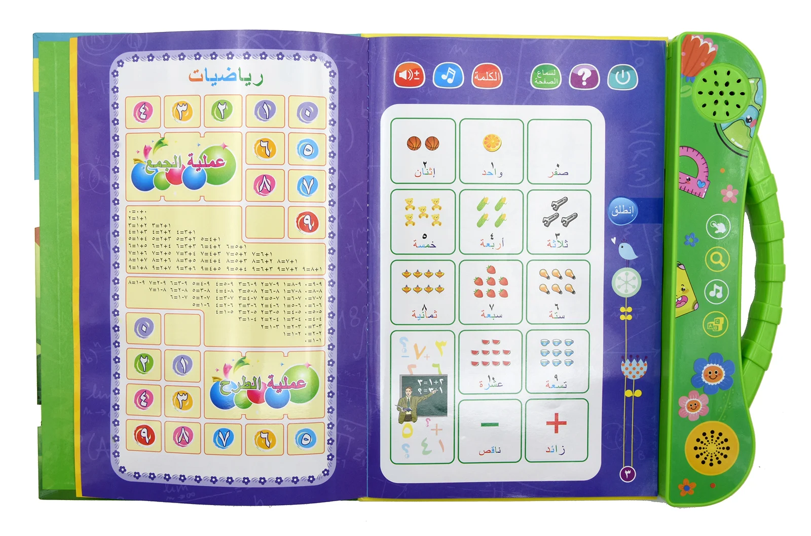 교육 포인트 독서 기계 아랍어 이슬람  어린이 음성 전자 책 Musilim 이슬람 장난감