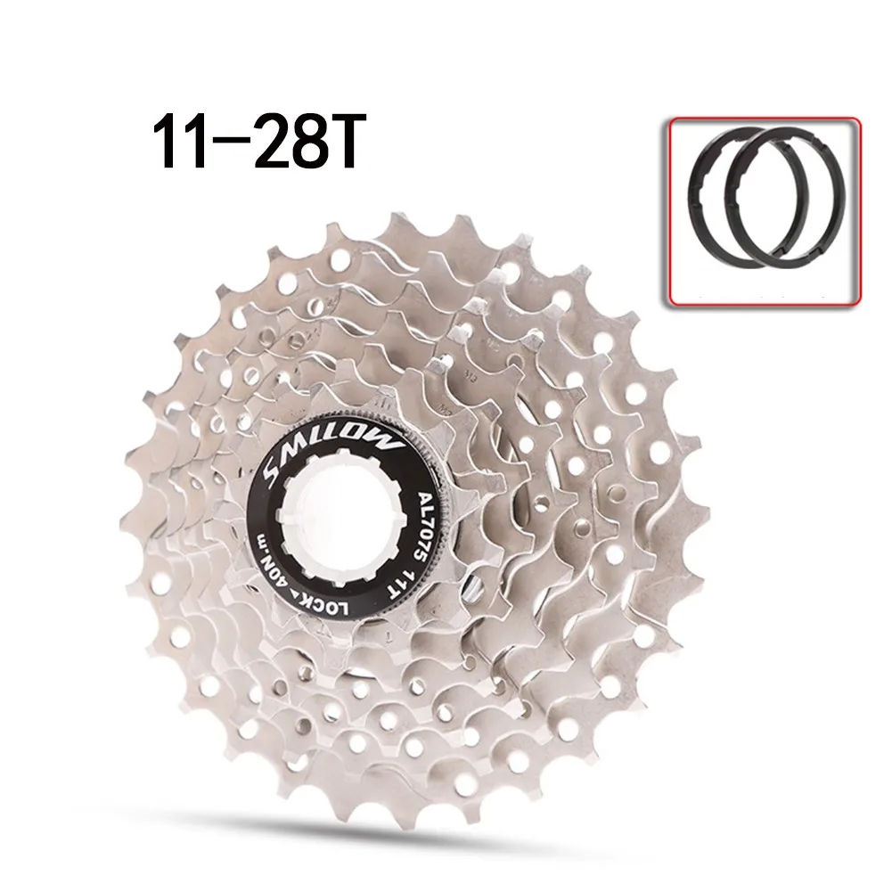 

Bike Bicycle Cassette Flywheel Rear Hub 7 Speed Cassette 7S Flywheels Sprocket Removal Repair Tool 12-28T Alloy Steel Parts