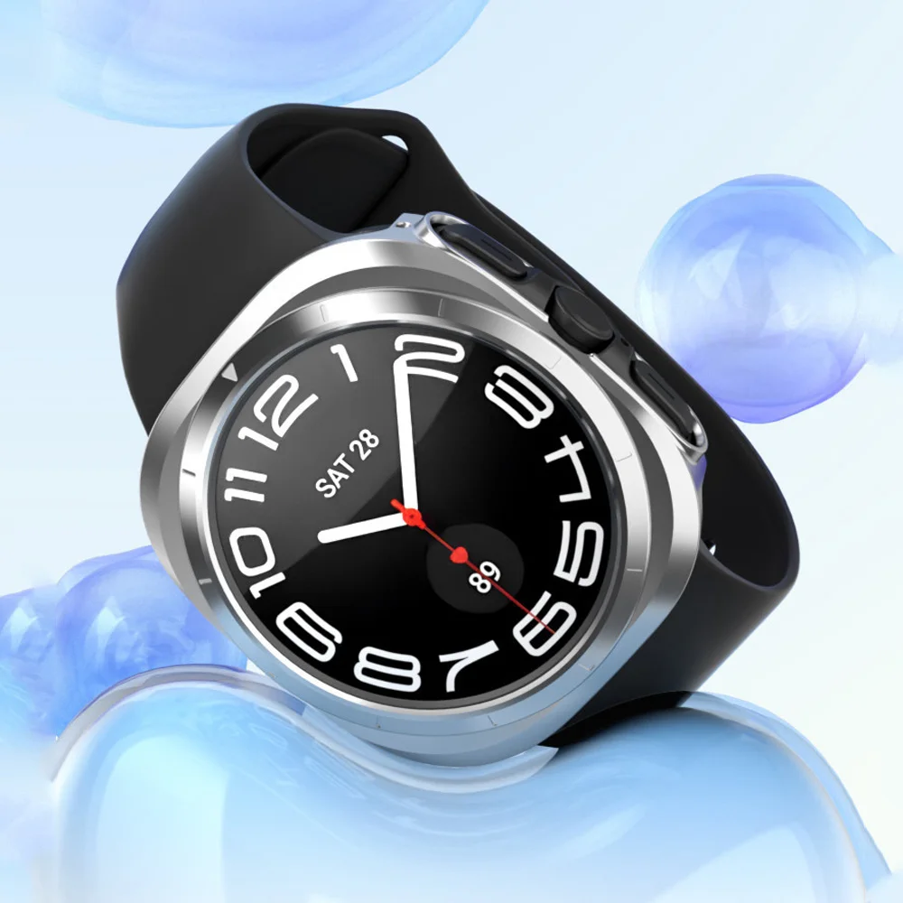 Enhanced Protective PC Case for Smartwatch - Hollow Frame Hard Bumper Cover