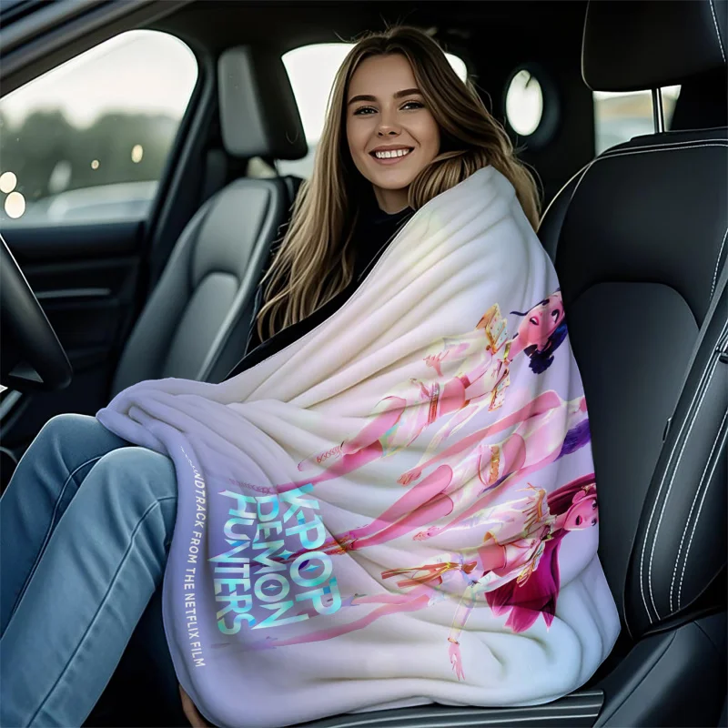 K-Pop Demon Hunters Flannel Blanket 4
