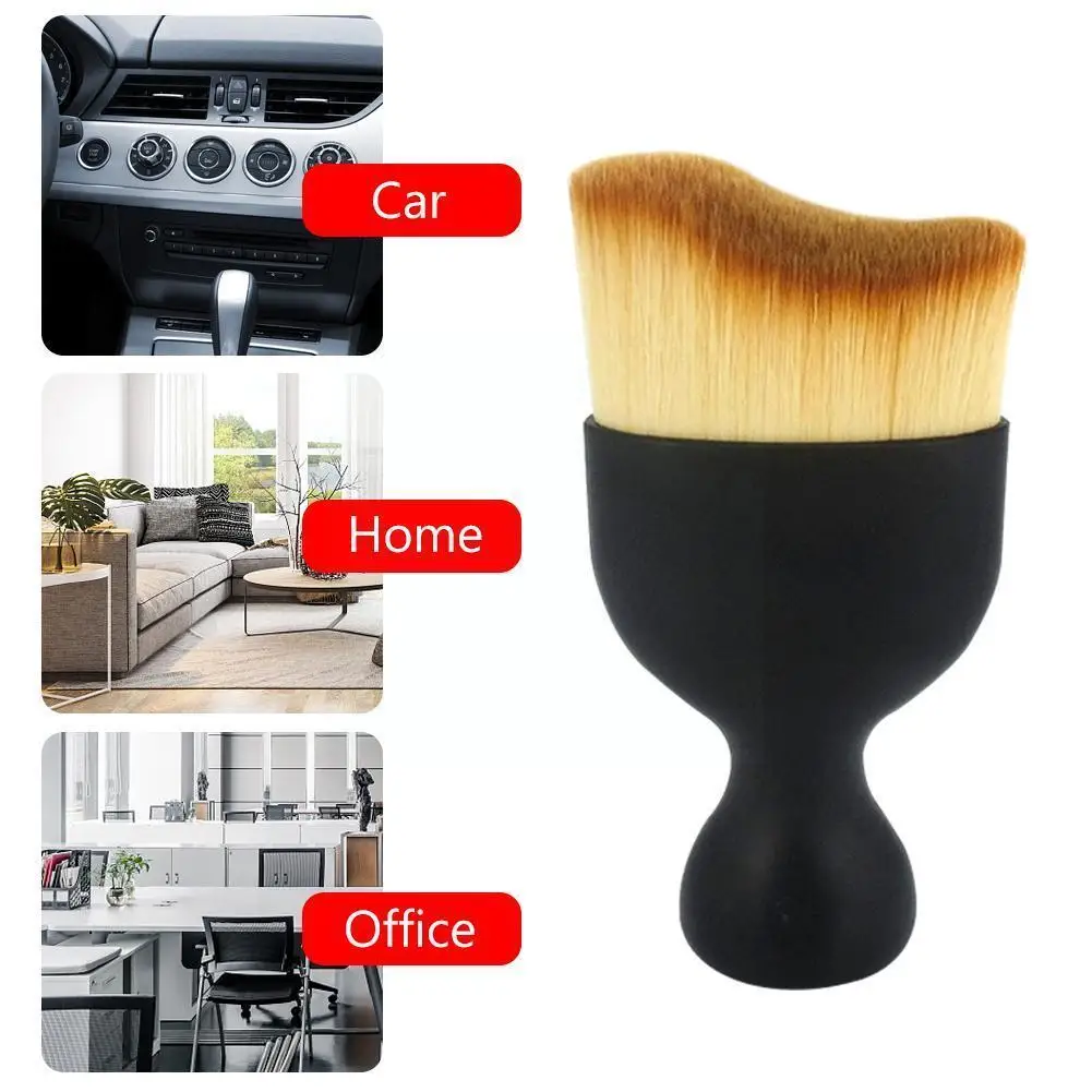 Car Curved Brushes Washing Soft Brush For Car Interiors Homes Offices Cleaning Detail Tools Auto Accessories W4B2 цена и фото