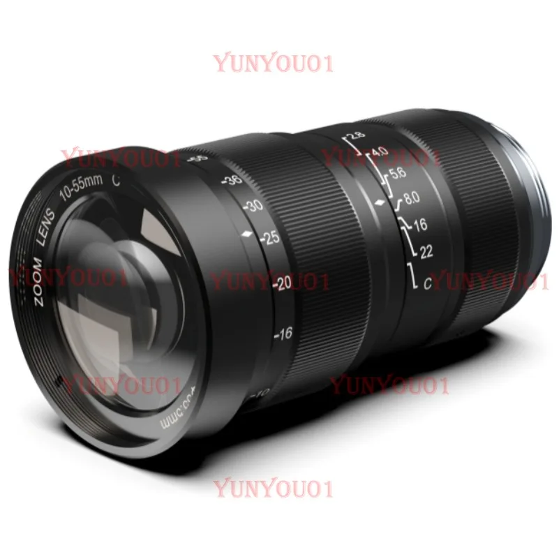 산업용 카메라 줌 렌즈 C 인터페이스 수동 줌 초점 거리 5-50mm7-36mm10-50mm10-55mm