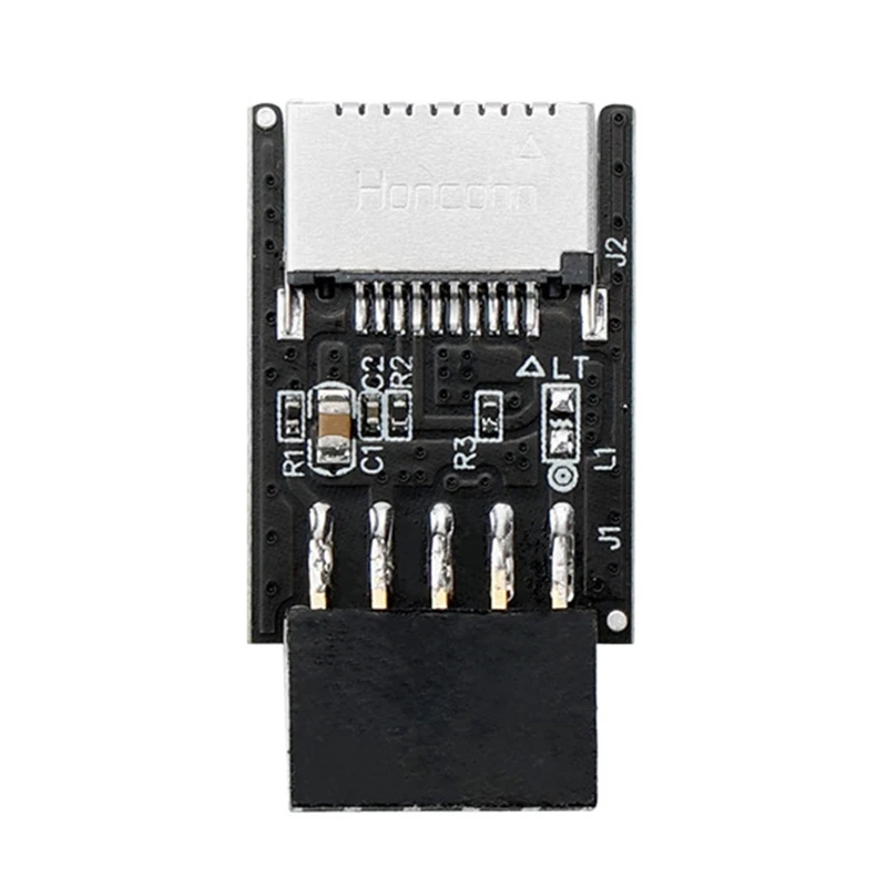 Encabeçamento Fêmea 9pin para Tipo-e Adaptador Placa-mãe Pinos Extensão Tipo-e para Chave-um Adaptador Conversor Usb 2.0