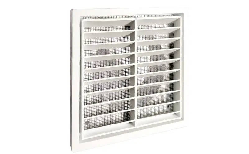 

Square Vent Insect Screen CoveLouvered Air Return Grille With Fly Screen For Covering Wall Ceiling Openings Duct Vents Garage