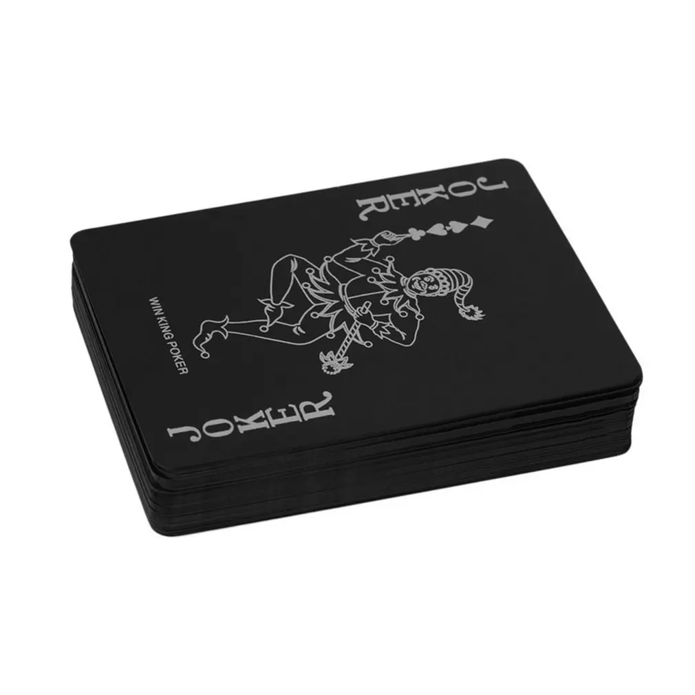 Fashion 54pcs/deck Poker Waterproof Pvc Plastic Playing Cards Set