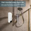 350ML Shower and Lotion Dispenser Waterproof Shampoo Shower Gel Container Wall Mount with Clear Window for Home Hotel Restaurant 3
