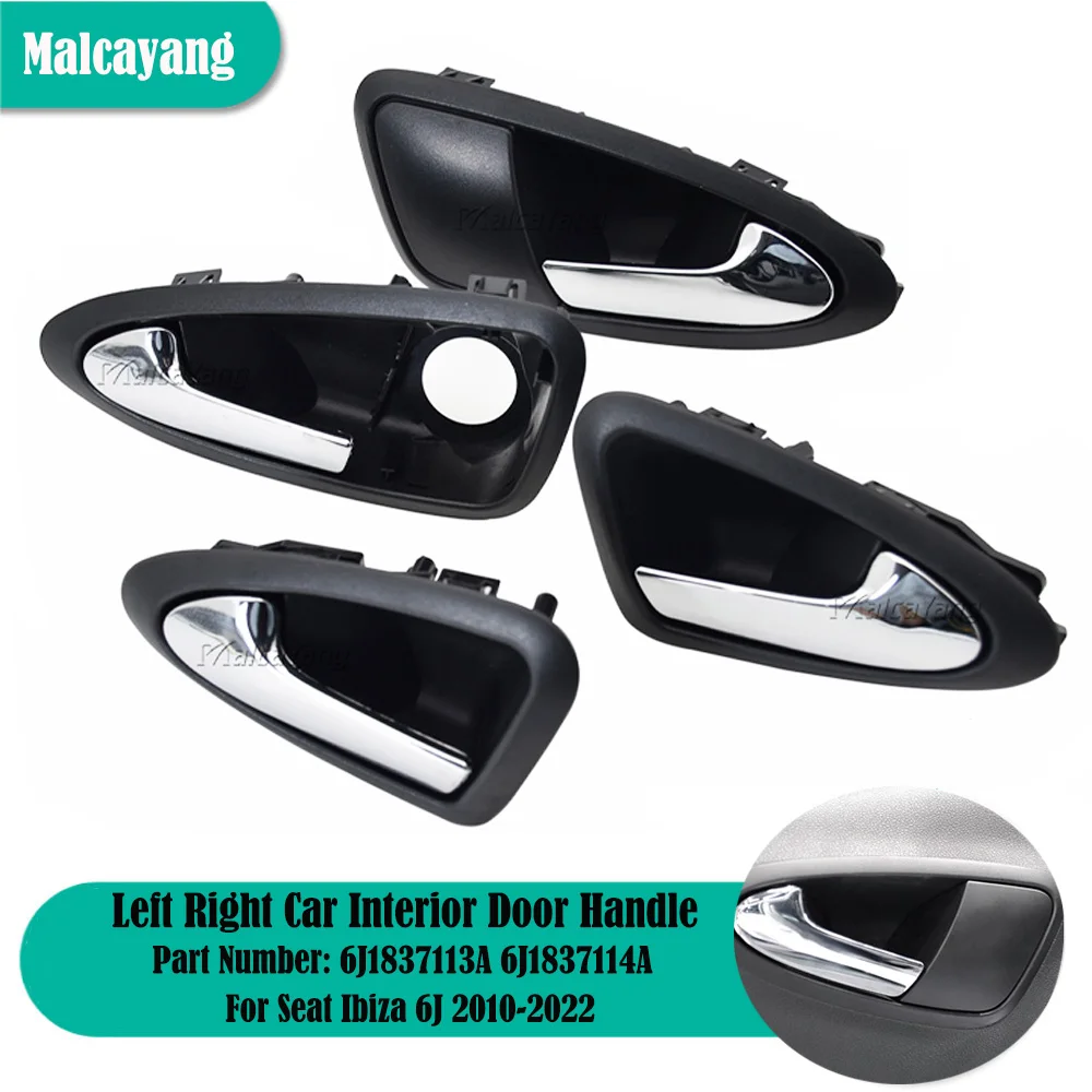 Nuovo Oem: Maniglie Per Porte Interne Per Auto Muslimex Per Seat Ibiza 6J 2010-2022 Gw Maniglie Per Porte Interne Per Auto Nere Sinistra Destra