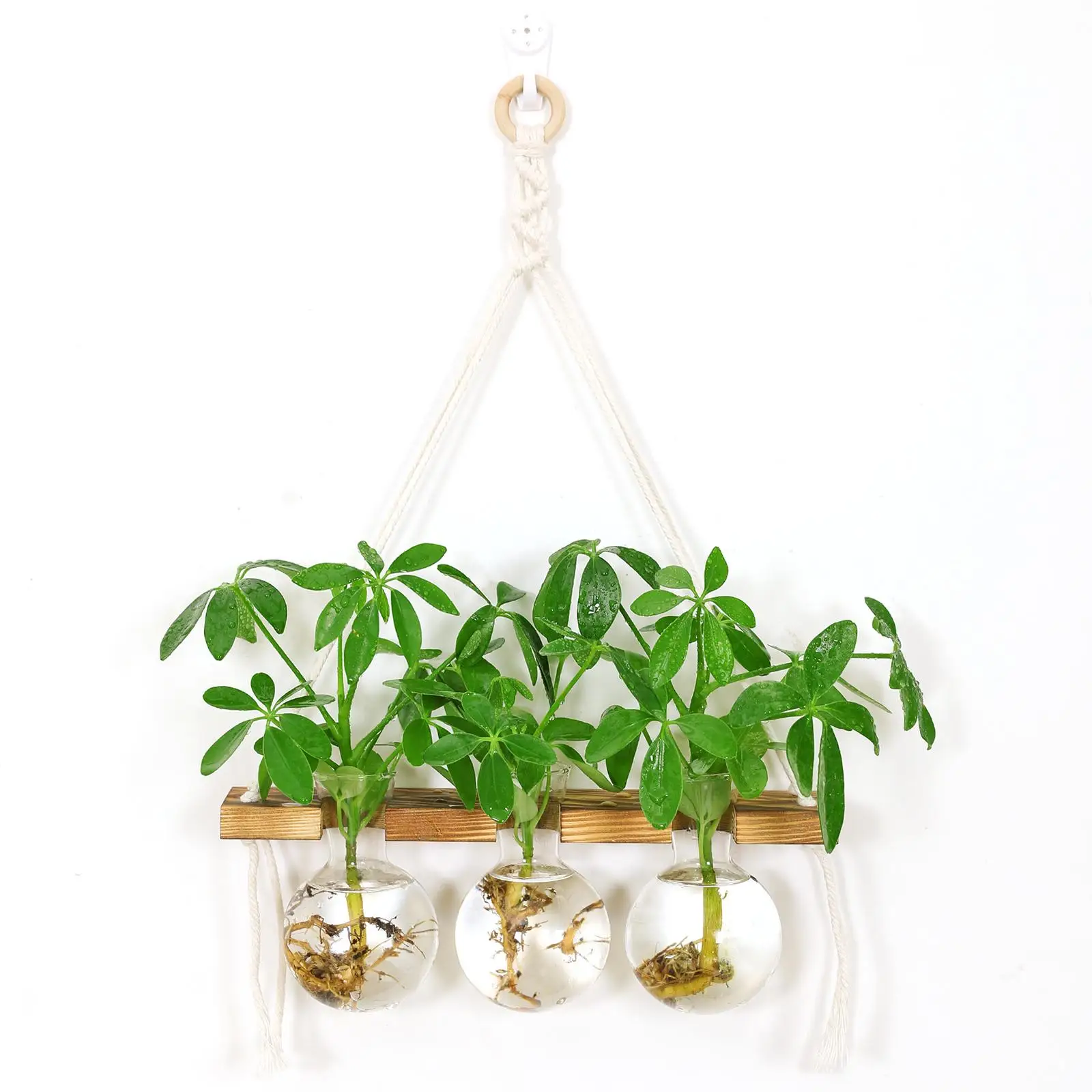 Wall Hanging Planter Flower Pot Wooden Frame Home Office Garden Wall Hanging Planter Flower Pot Wooden Frame Home Office Garden