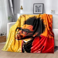 The Weeknd Plush Flannel Blanket Manta for The Singer The Weeknd Soft Throw Blanket for Sofa Cover Bedspread Office 1