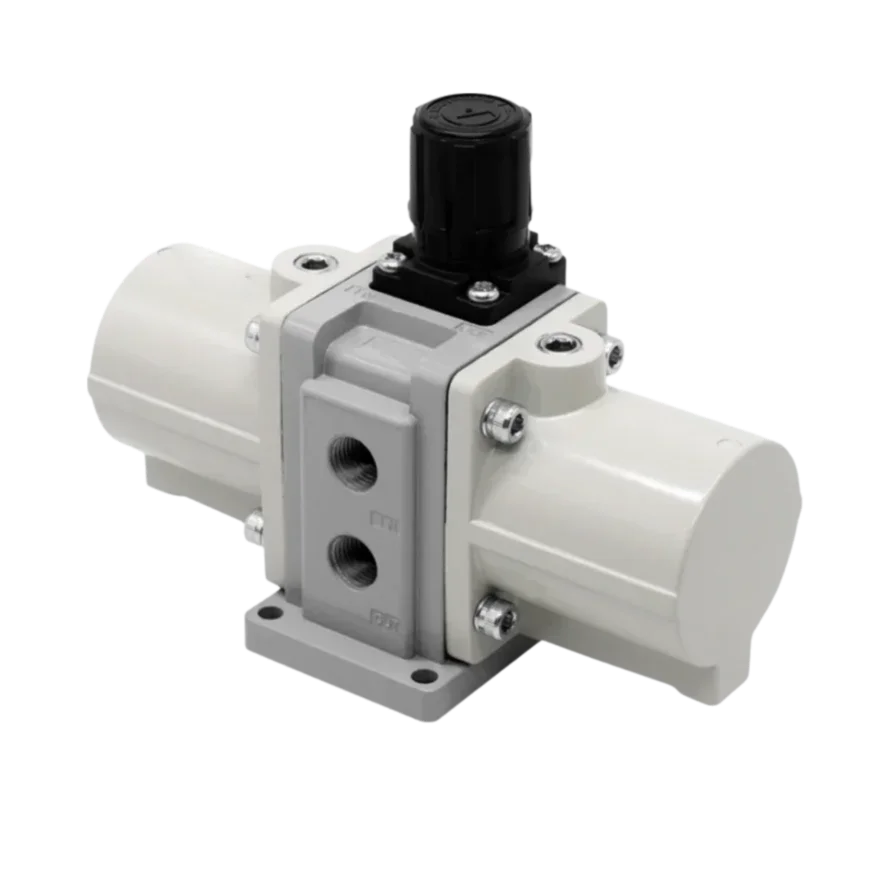 วาล์วเพิ่มแรงดันลมแบบนิวเมติก ปั๊มเพิ่มแรงดันก๊าซ VBA รุ่น VBA10A-02 VBA10A-02GN 1